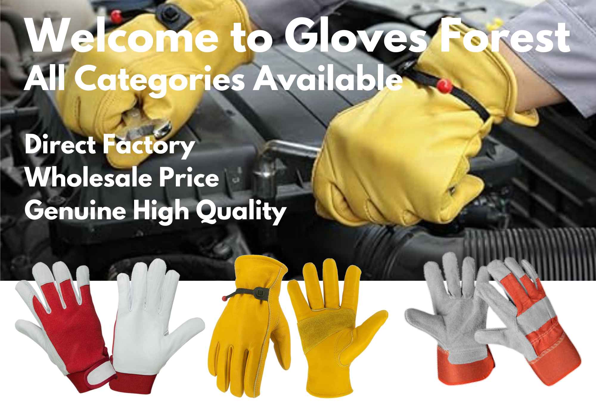 Leather work gloves intro