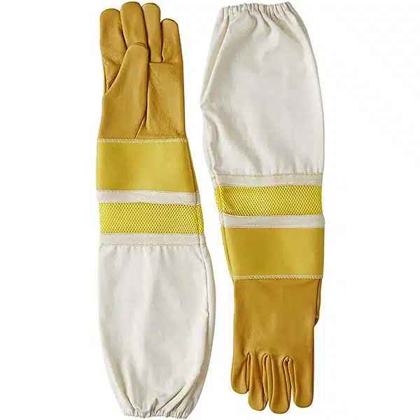 Best beekeeper cowhide leather gloves