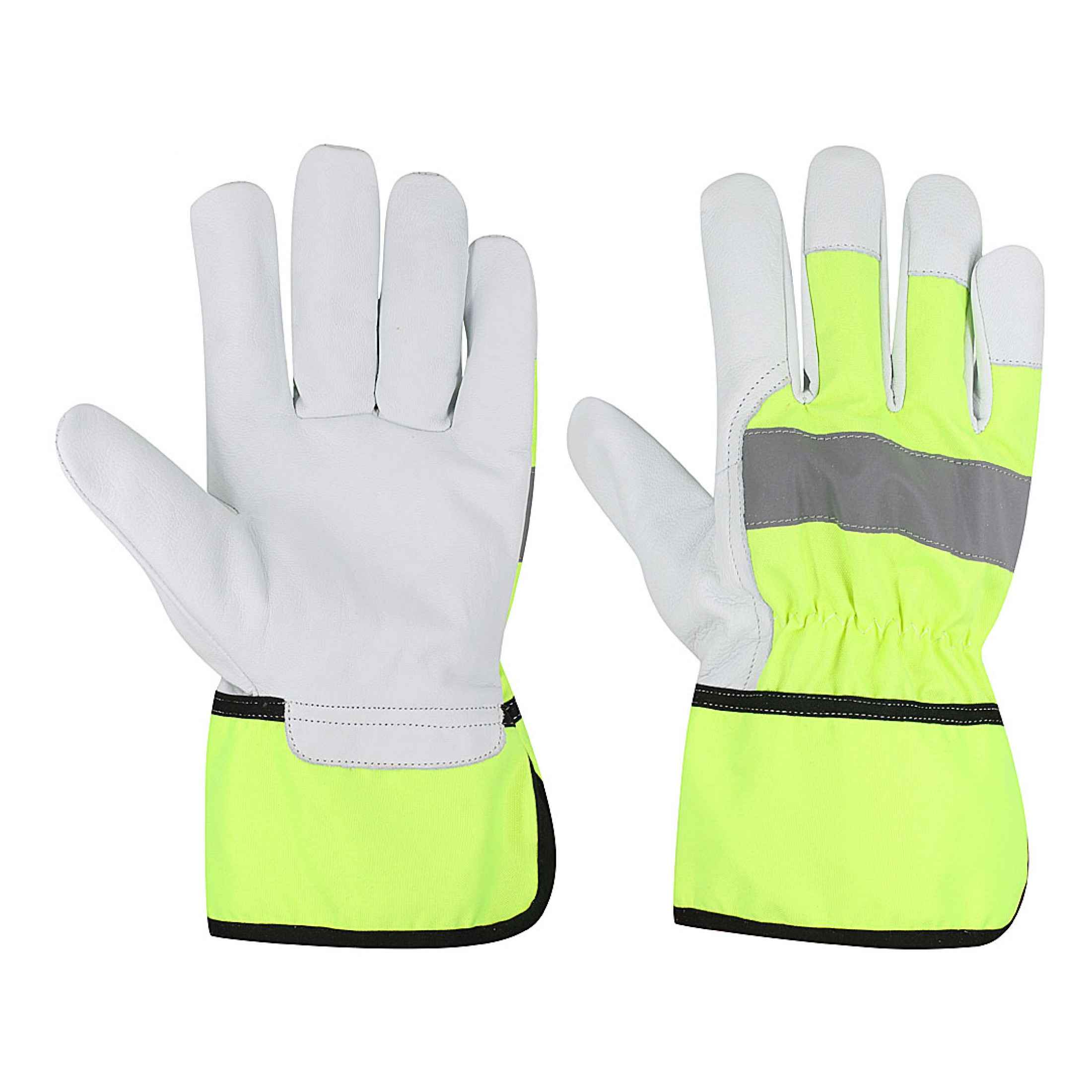 Green Rigger Gloves Fluorescent